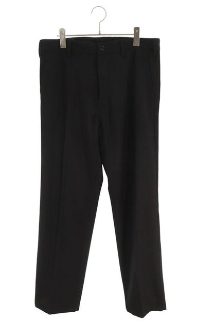 Prada Up0371 Triangle Plate Wool Long Pants Men's 48