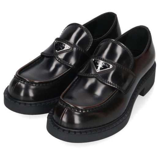 Prada 2de127 Chocolate Brushed Leather Loafer Men's 6