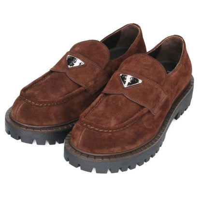 Prada 2de151 Triangle Suede Loafer Men's 9