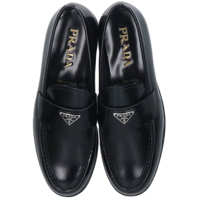 Prada 2db205 Brushed Leather Loafer Men's 7.5
