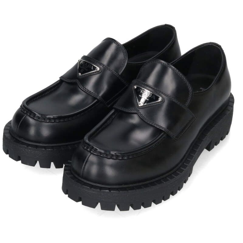 Prada 2de151 Leather Loafer Men's 6