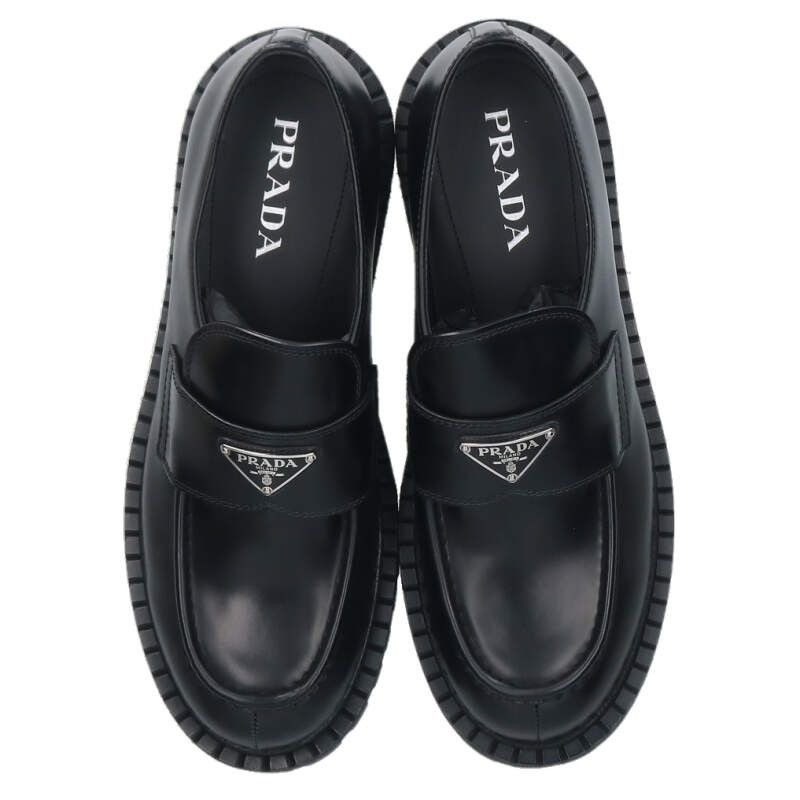 Prada 2de151 Leather Loafer Men's 9