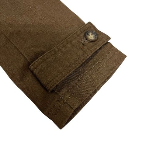 Celine Denim Jacket Long Sleeves None Cotton Blend 161-5 CJK CT Na0030 100 Brown