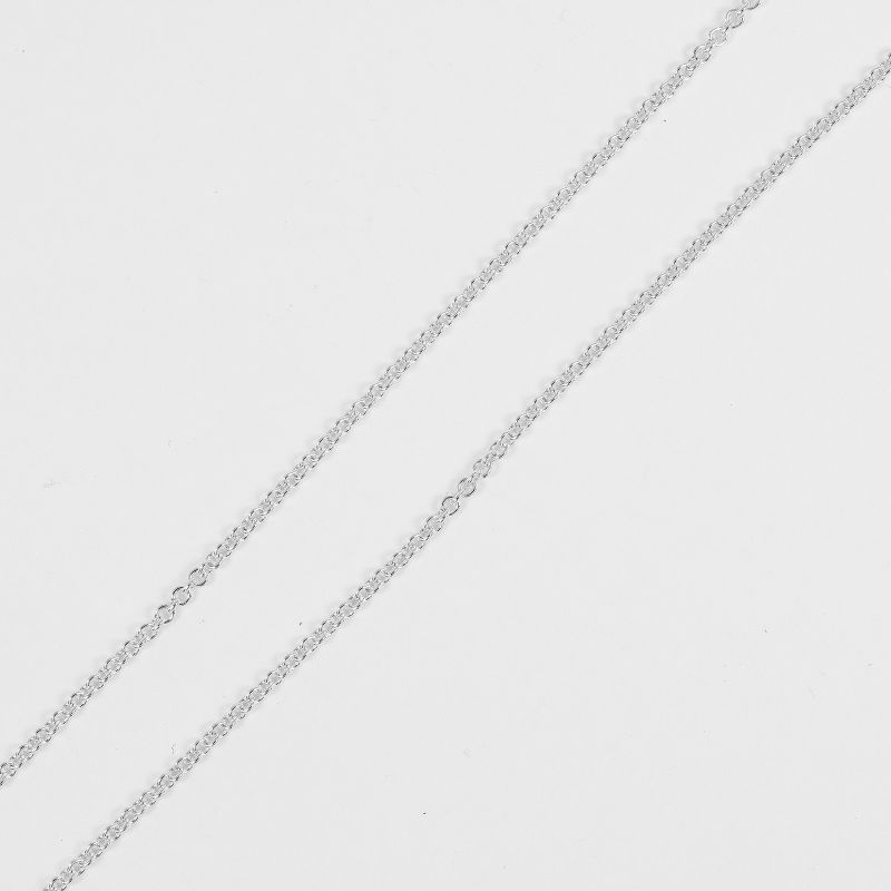 Tiffany & Co 1837 Interlocking Circle 925 Silver Ladies 10.2g Necklace