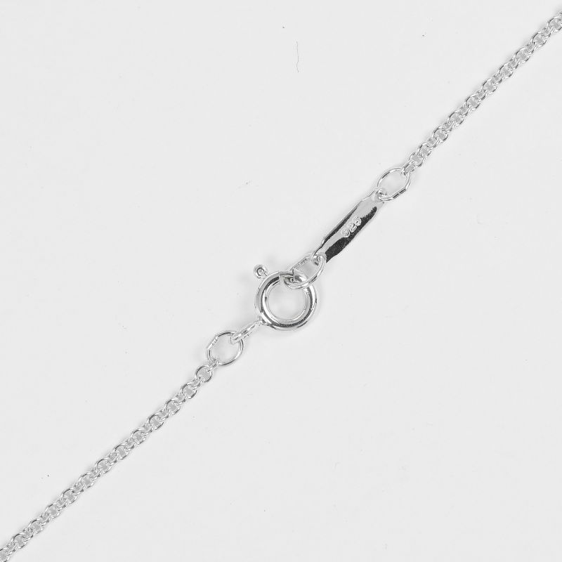 Tiffany & Co 1837 Interlocking Circle 925 Silver Ladies 10.2g Necklace