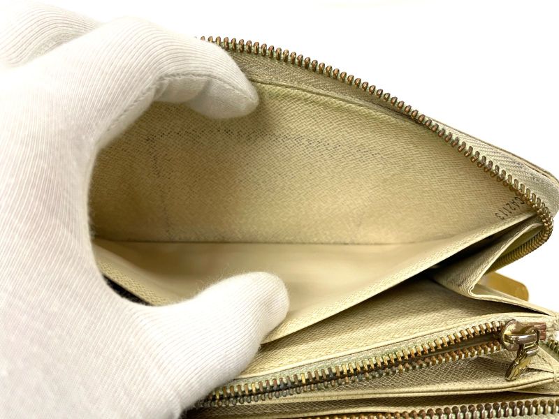 Louis Vuitton Damier Azure Zippy Wallet Round Zip Wallet Long Wallet N60019