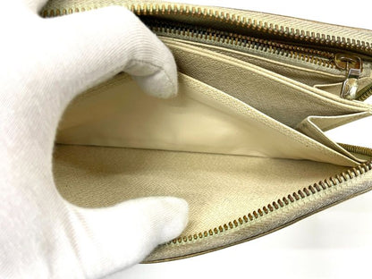 Louis Vuitton Damier Azure Zippy Wallet Round Zip Wallet Long Wallet N60019