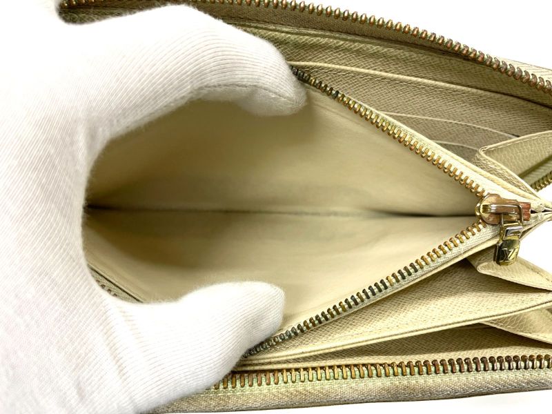 Louis Vuitton Damier Azure Zippy Wallet Round Zip Wallet Long Wallet N60019