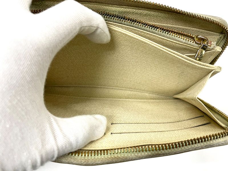 Louis Vuitton Damier Azure Zippy Wallet Round Zip Wallet Long Wallet N60019