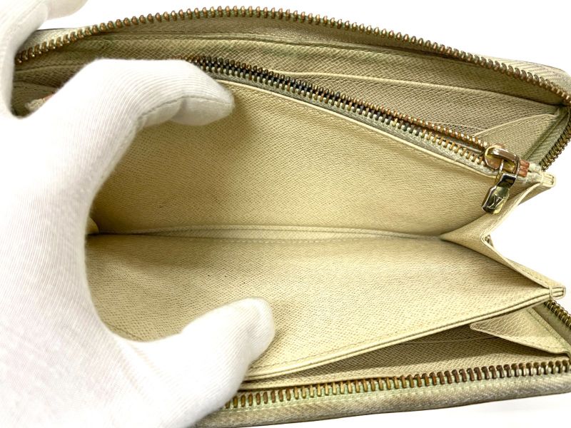 Louis Vuitton Damier Azure Zippy Wallet Round Zip Wallet Long Wallet N60019