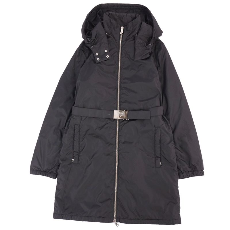 Prada Sport Coat With Hood Long Coat