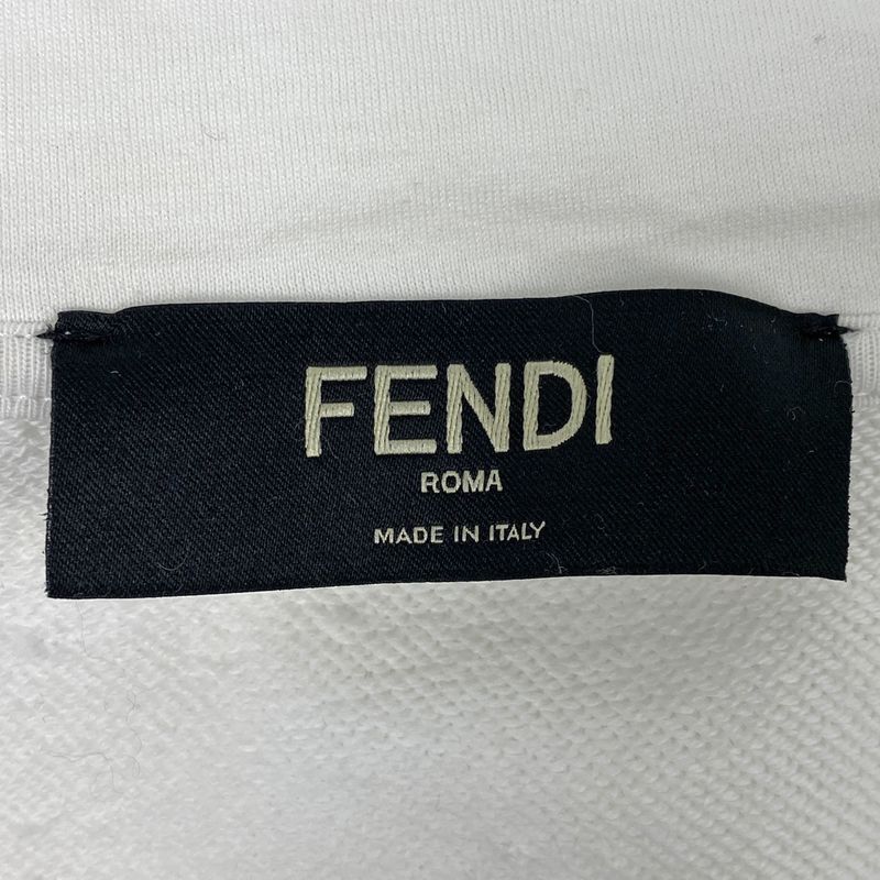 Fendi Zucca Pattern Long Sleeve Hoodie Zip Up Hoodie Top Hoodie Cotton Polyester