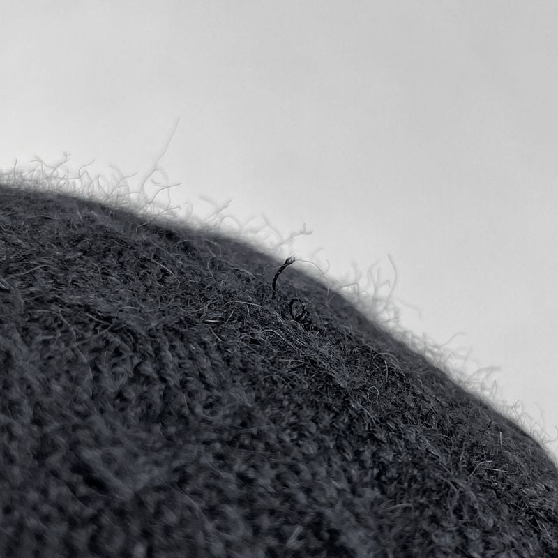 Chanel Coco Mark Button Short Sleeve Dress Knit 07A Dress Skirt Alpaca Wool