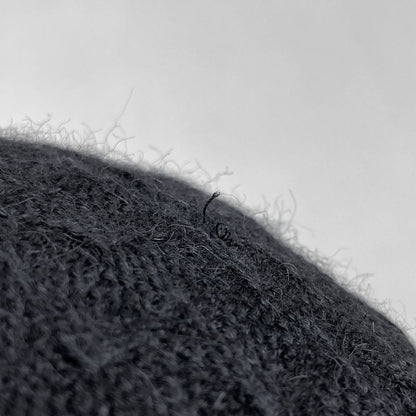 Chanel Coco Mark Button Short Sleeve Dress Knit 07A Dress Skirt Alpaca Wool