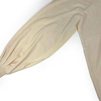 Louis Vuitton Knit Dress Belt Tight Mini Arm Slit Dress Skirt Ivory Women