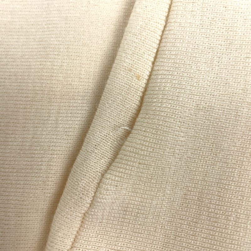 Louis Vuitton Knit Dress Belt Tight Mini Arm Slit Dress Skirt Ivory Women