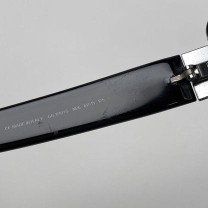 Gucci GG Pattern Sunglasses Eyewear Sunglasses Plastic Black Gg1797s Mens