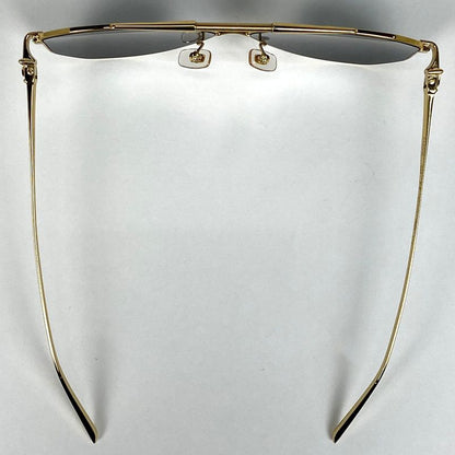 Louis Vuitton Pilot Sunglasses Eyewear Sunglasses Metal Gold Z1200e Men's