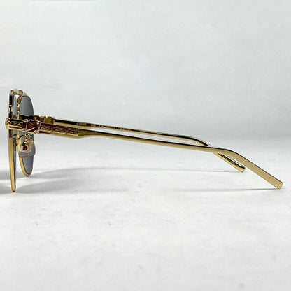 Louis Vuitton Pilot Sunglasses Eyewear Sunglasses Metal Gold Z1200e Men's