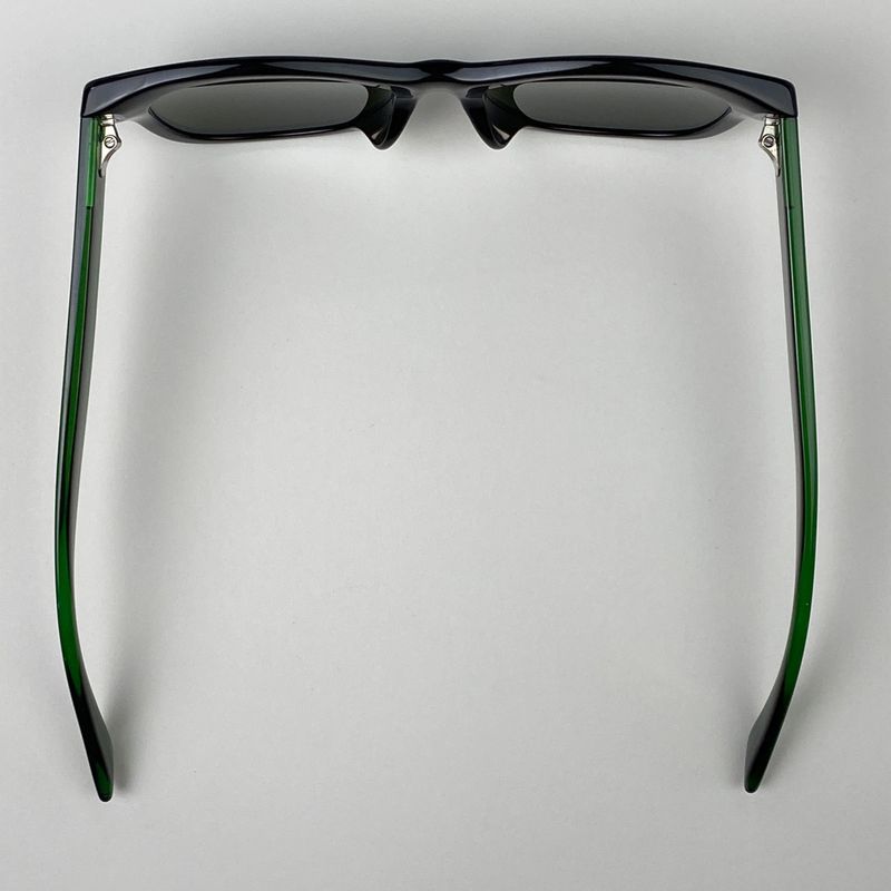 Gucci Logo Sunglasses Sherry Line Web Eyewear Sunglasses Plastic Black Green