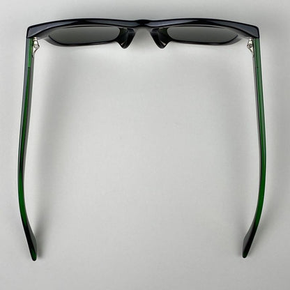 Gucci Logo Sunglasses Sherry Line Web Eyewear Sunglasses Plastic Black Green