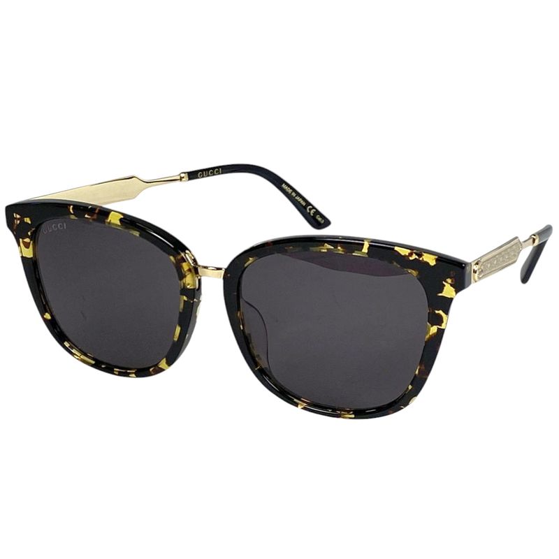 Gucci Logo Sunglasses Eyewear Demi-pattern Interlocking G Sunglasses Plastic