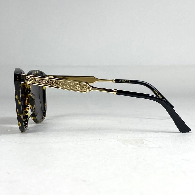 Gucci Logo Sunglasses Eyewear Demi-pattern Interlocking G Sunglasses Plastic