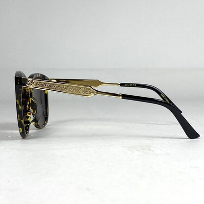 Gucci Logo Sunglasses Eyewear Demi-pattern Interlocking G Sunglasses Plastic