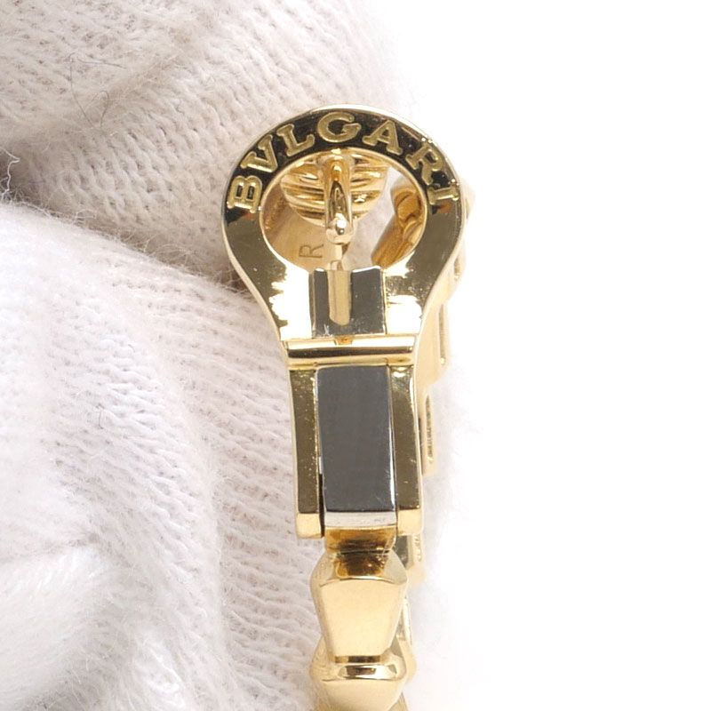 Bulgari Serpenti Viper Earrings 750yg Snake Hoop Earrings