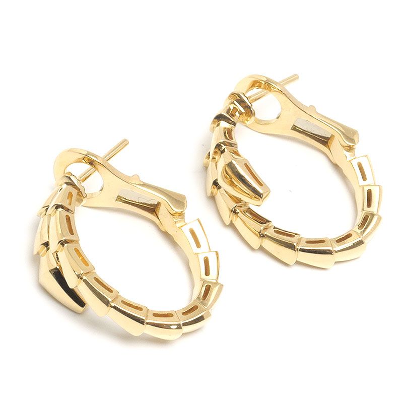 Bulgari Serpenti Viper Earrings 750yg Snake Hoop Earrings