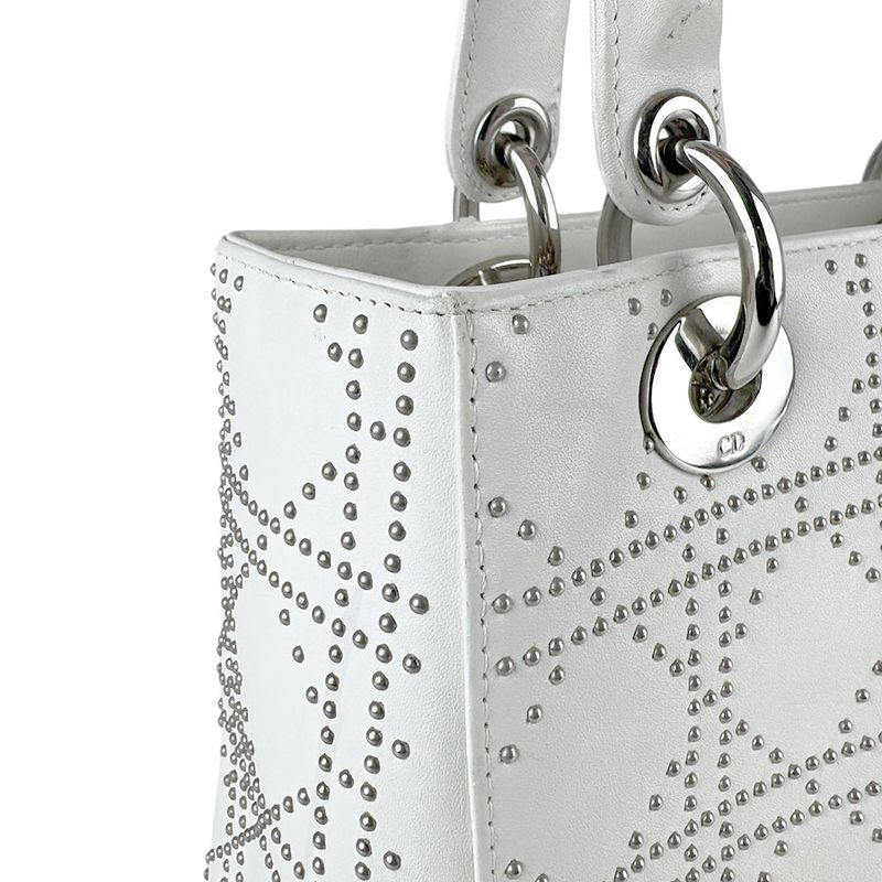 Christian DIOR Shoulder Bag Handbag Lady Dior