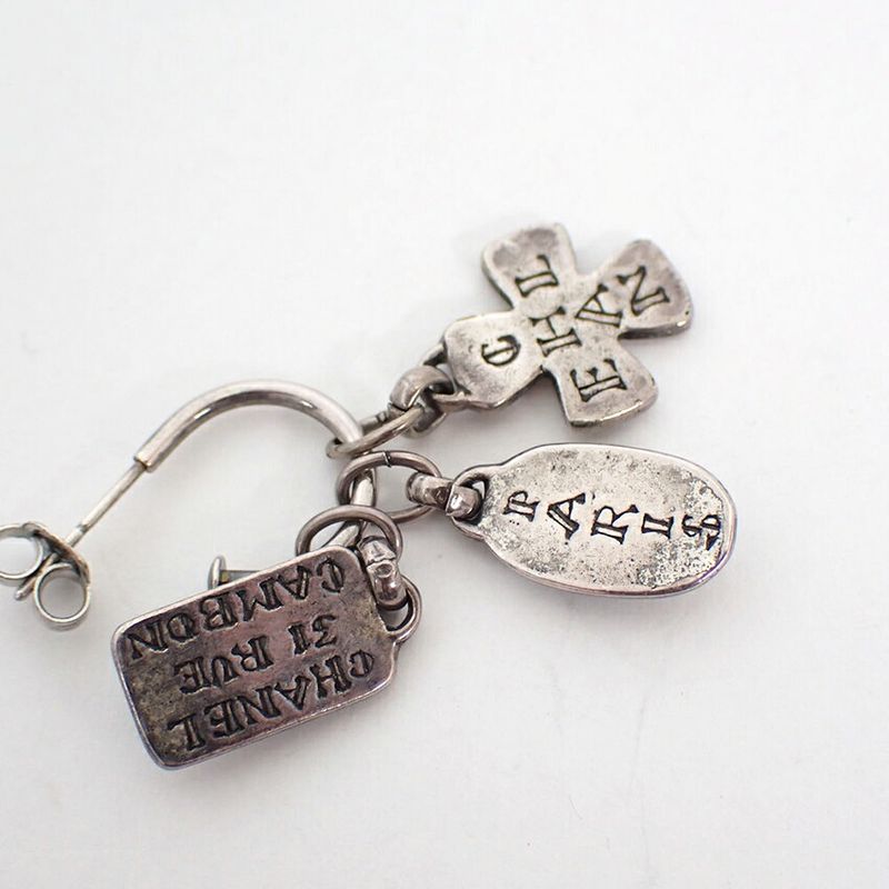 Chanel/cambon Line /earrings /j73-32