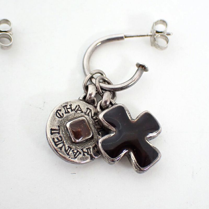 Chanel/cambon Line /earrings /j73-32
