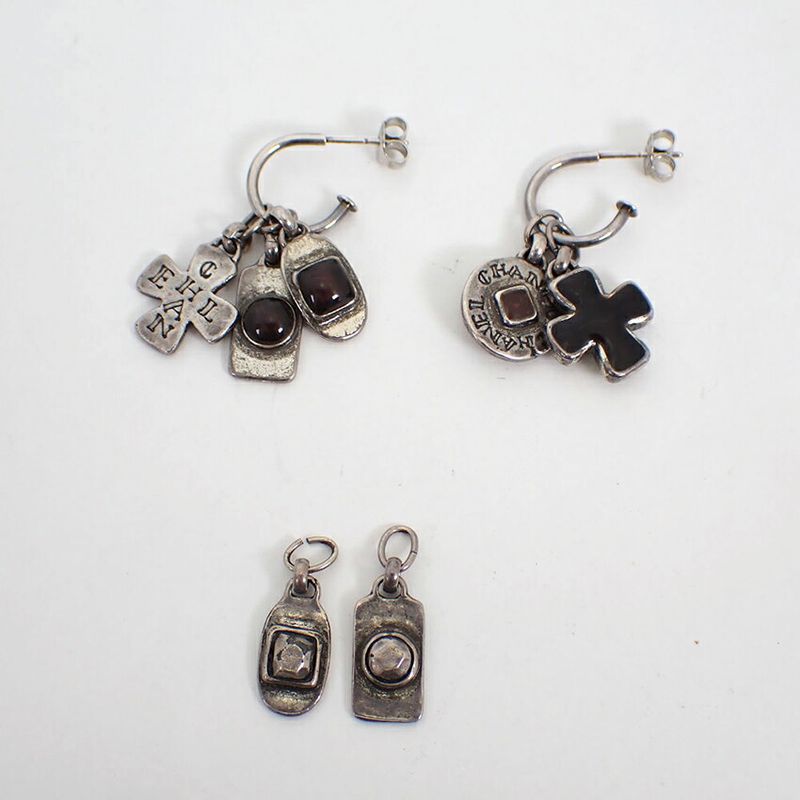 Chanel/cambon Line /earrings /j73-32