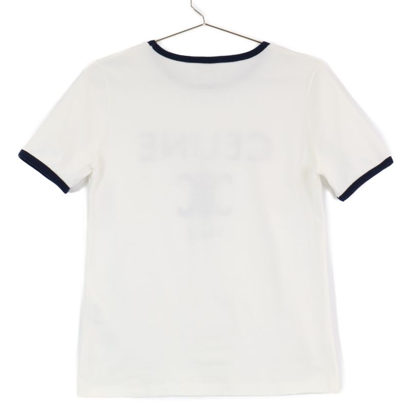Celine2x872671q Triomphe Print Short-sleeved T-shirtS