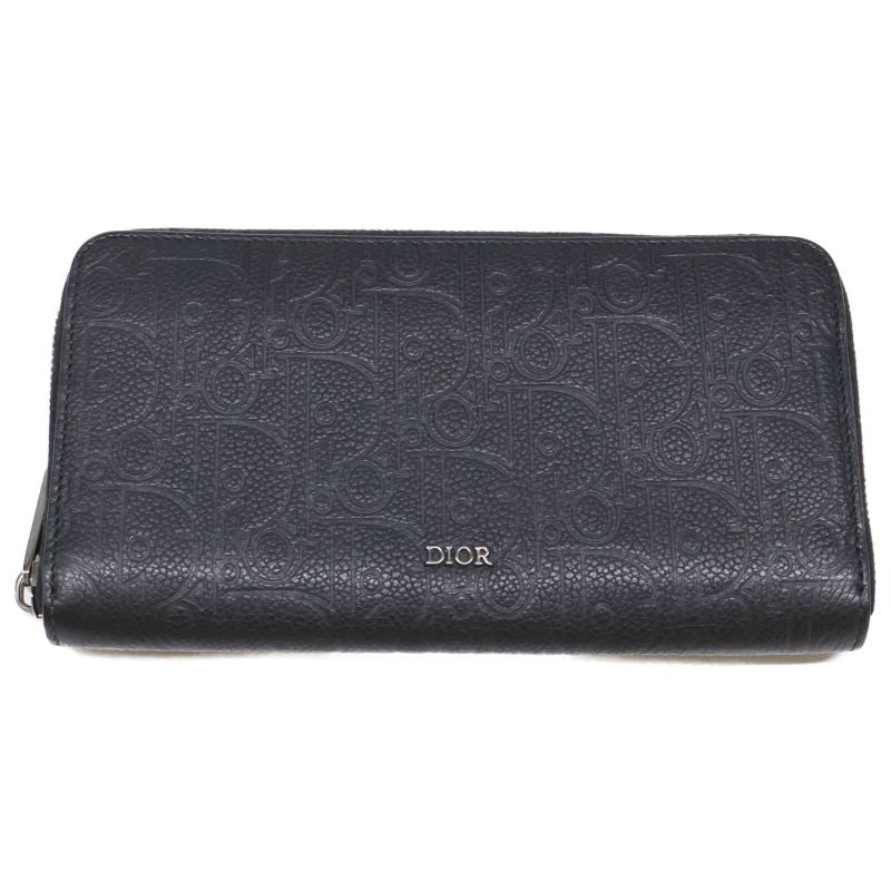 DIOR Gravity Leather Long Zipped Wallet