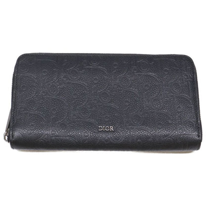 DIOR Gravity Leather Long Zipped Wallet