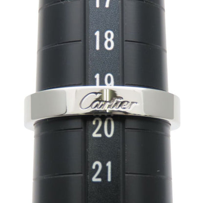Cartier Ring C De Wedding 60 Pt950 Approx 7.69g Platinum Jewelry Simple Small