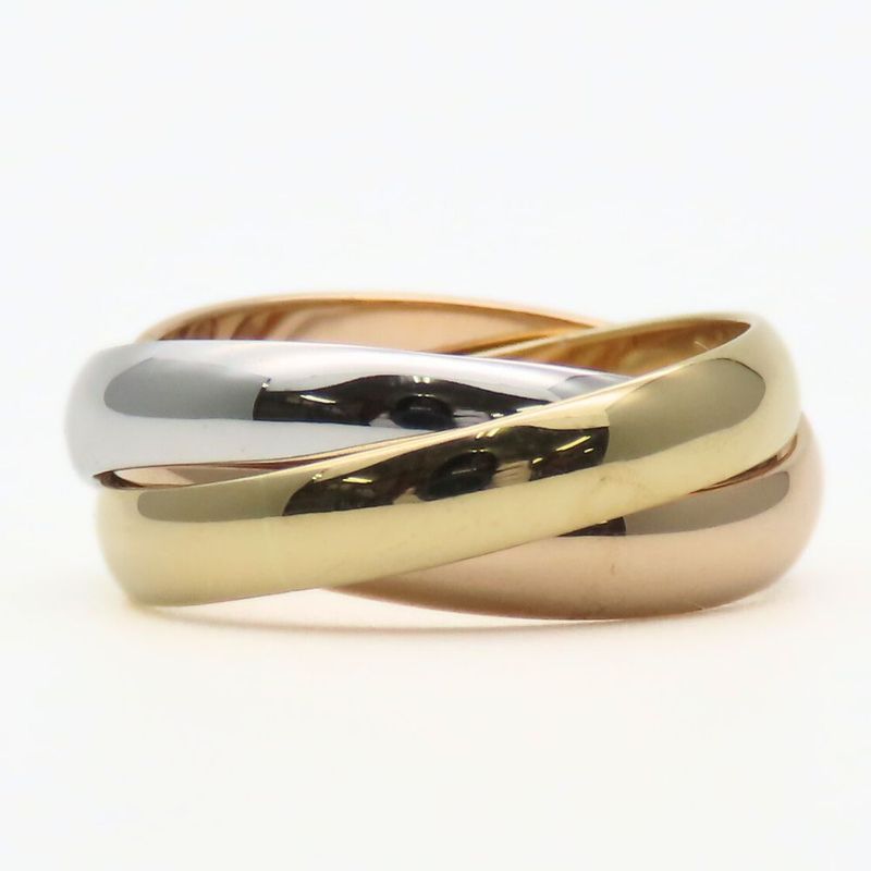 Cartier Ring - Trinity Classic 49 18K Yellow Gold 18K Pink Gold 18kwhite Gold