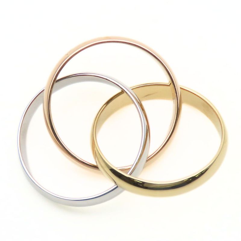 Cartier Ring - Trinity Classic 49 18K Yellow Gold 18K Pink Gold 18kwhite Gold