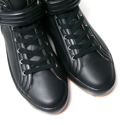 Hermes Sneakers Size 43 High Cut Boots Hoof Fastener Leather Shoes
