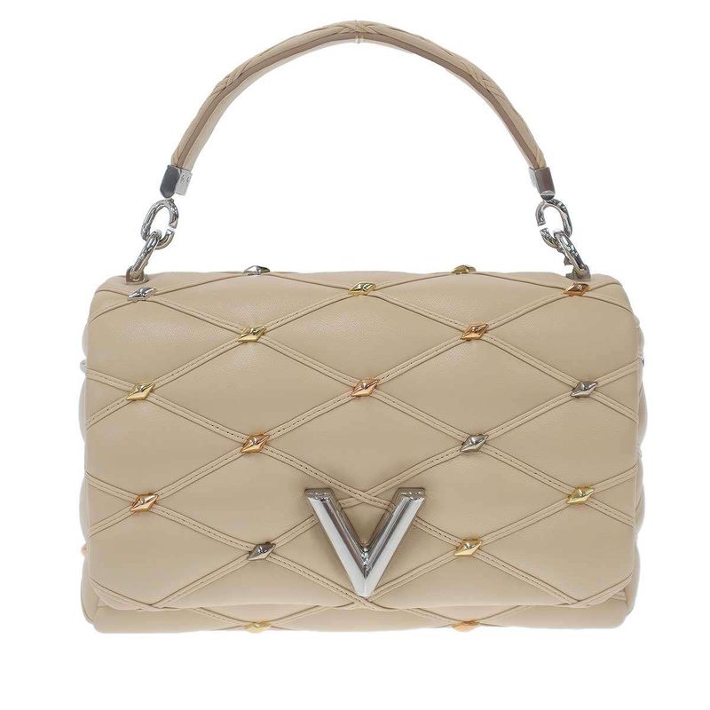 Louis Vuitton M24151 Go-14mm (0.55in) Marthage Chain Shoulder Bag Beige