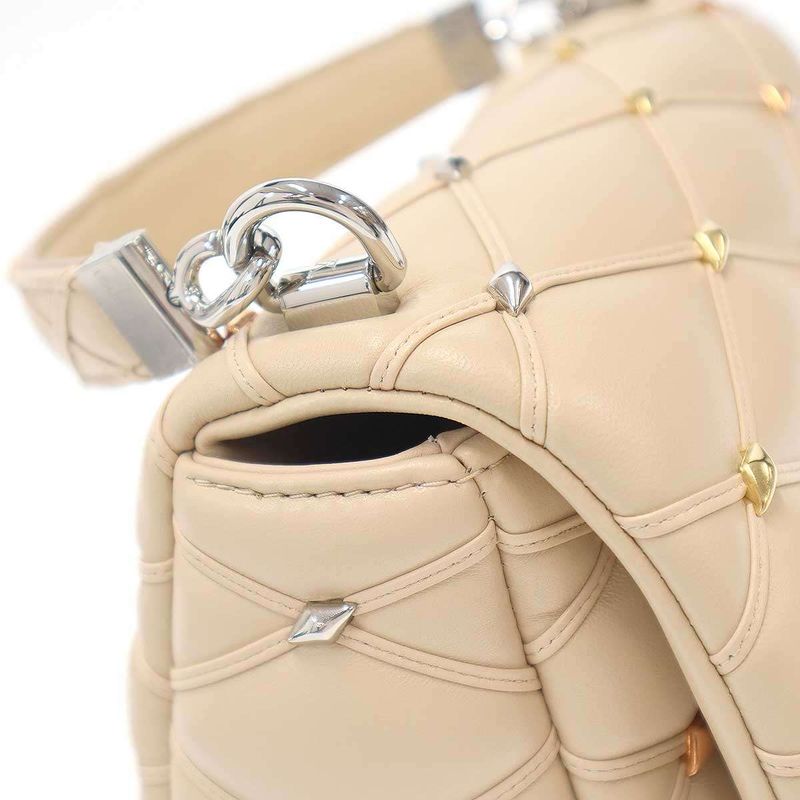 Louis Vuitton M24151 Go-14mm (0.55in) Marthage Chain Shoulder Bag Beige