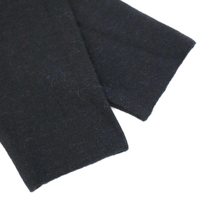 Hermes Silk Alpaca High Neck Knit Dress 17-7711 Black 40