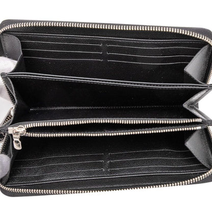 Louis Vuitton Epi Zippy Wallet Stories Long Wallet Round Zipper M63376 Black