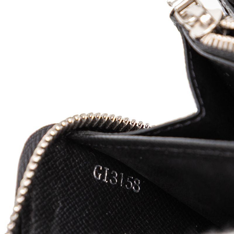 Louis Vuitton Epi Zippy Wallet Stories Long Wallet Round Zipper M63376 Black