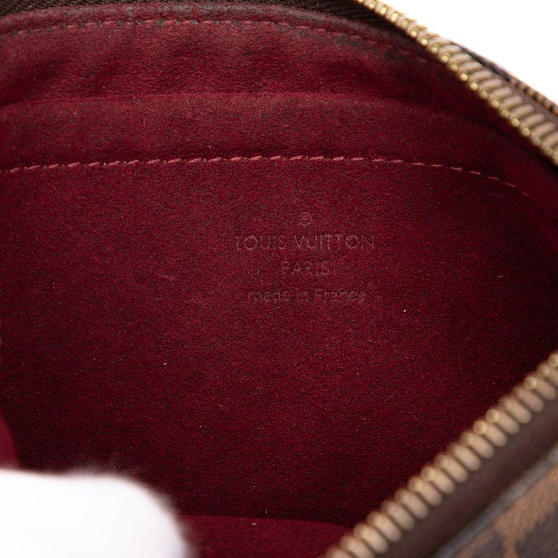 Louis Vuitton Damier Pochette Mira MM Chain Handbag Mini Shoulder Bag N63091