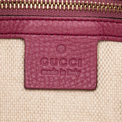 Gucci Soho Chain Tote Shoulder Bag 308982 Purple Leather Ladies Gucci