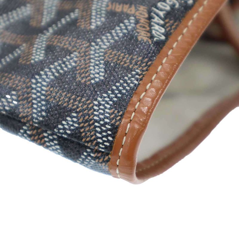 Goyard Saint Louis PM Saint Louis Tote Bag Navy Brown