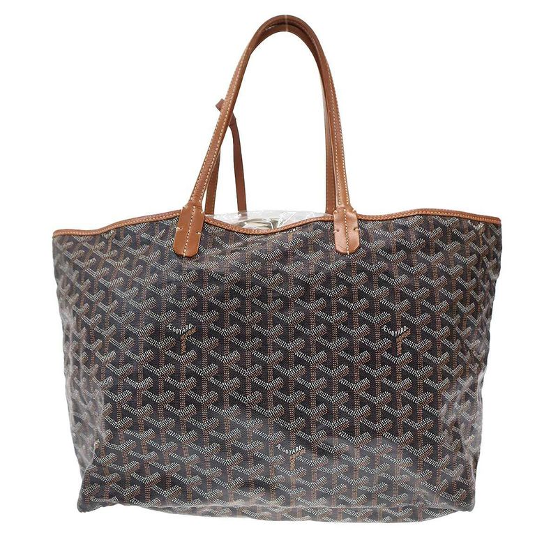 Goyard Saint Louis PM Saint Louis Tote Bag Navy Brown